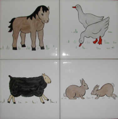 cartoon farm animals
